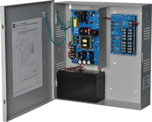 Altronix SMP10PM12P8 | Power Supply Charger, 8 Fused Outputs, 12VDC @ 10A, 115VAC, Supervision, BC300 Enclosure