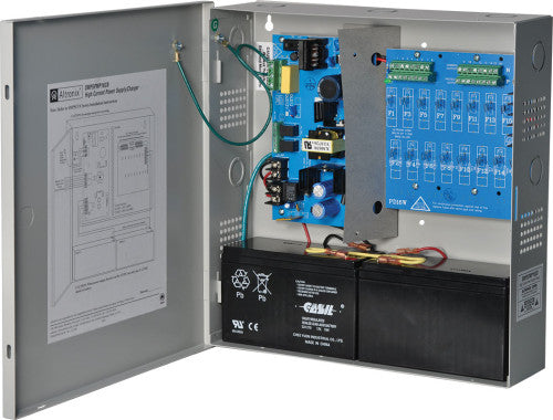 Altronix SMP5PMP16CB | Power Supply Charger, 16 PTC Outputs, 12/24VDC @ 4A, 115/220VAC, Supervision, BC300 Enclosure