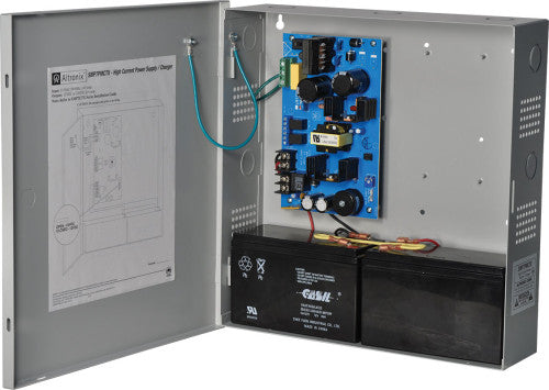 Altronix SMP7PMCTX220 | Power Supply Charger, Single Output, 12/24VDC @ 6A, 220VAC, Supervision, BC300 Enclosure
