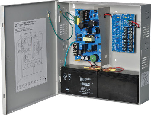 Altronix SMP7PMP8CB220 | Power Supply Charger, 8 PTC Outputs, 12/24VDC @ 6A, 220VAC, Supervision, BC300 Enclosure