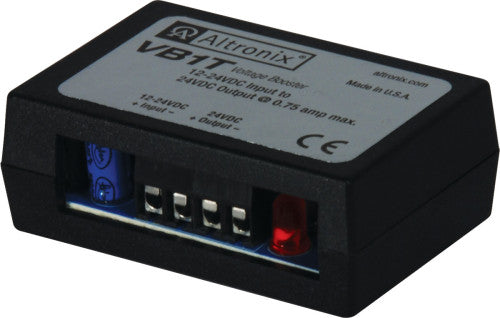 Altronix VB1T | Voltage Booster, Converts 12-24VDC to 24VDC @ .75A, Terminal Block