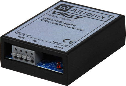Altronix VR5T | Voltage Regulator, Converts 24VAC/VDC to 12VDC @ 3A, Terminal