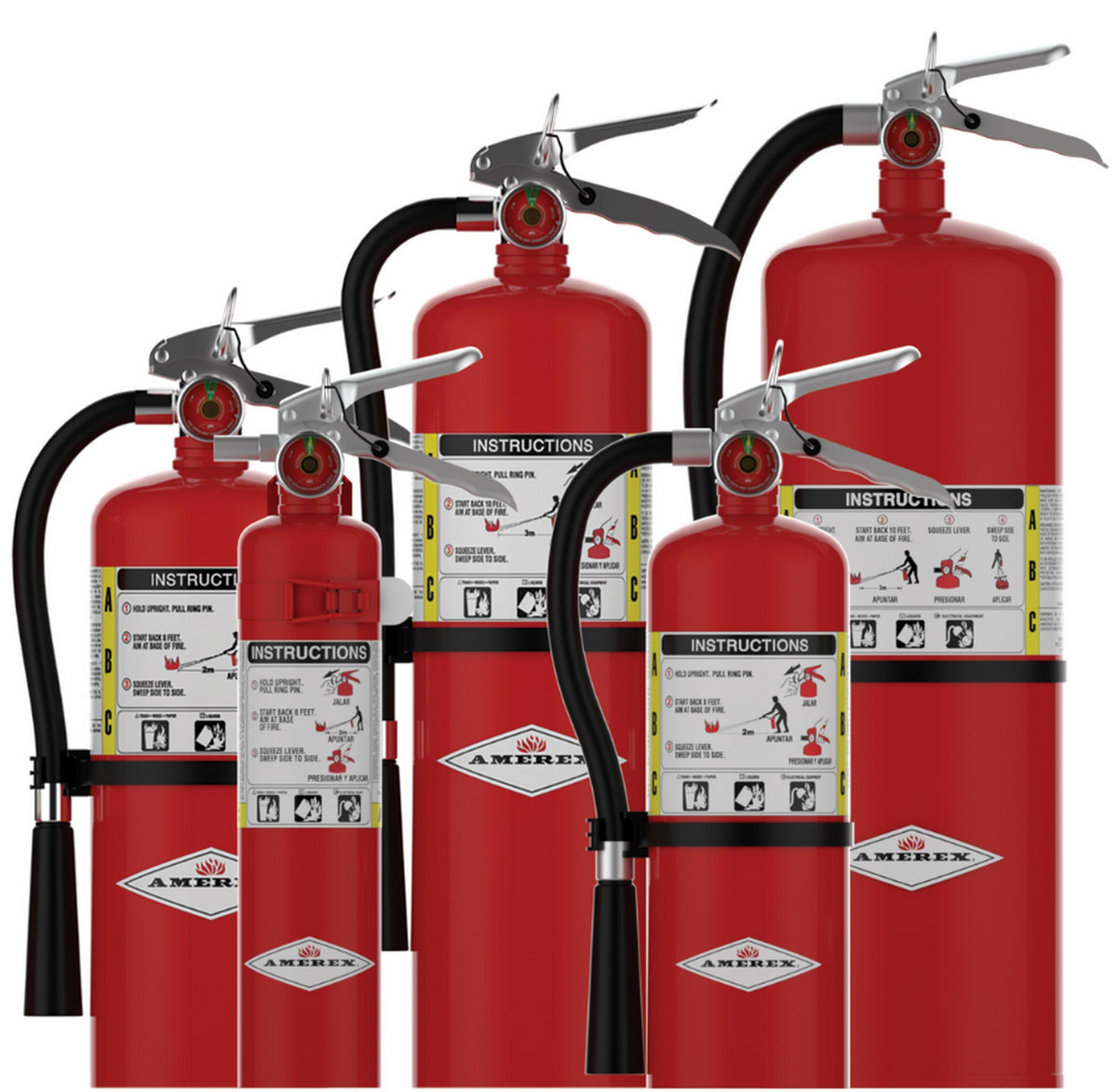 Amerex Corporation 14967 | ABC Dry Chemical Fire Extinguisher, 10 lb