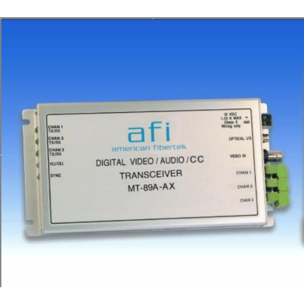 American Fibertek MR-89CA-AX-SL | Intercom/Video Sys for Aiphone AXW-AVT/R Module RX