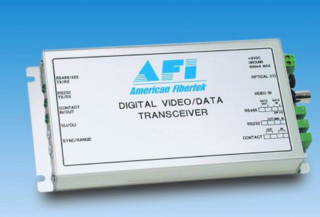 American Fibertek MR715C | 1 Fiber 8 Bit Video & MPD Data & Contact Module Receiver