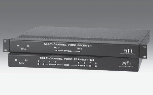 American Fibertek MRR880CSL | Single Fiber 8 Channel Video Receiver