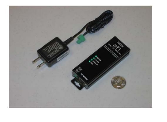 American Fibertek MRX1MFX | 10/100Base-T to 100Base-FX Mini Ethernet Media Converter