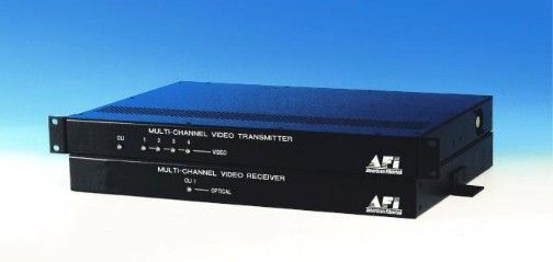 American Fibertek MRX8406CP | 4-Ch Video with Panasonic Up-the-Coax Rx