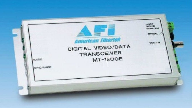 American Fibertek MT1640E | Video & Up the Coax Data/RS422 Transmitter