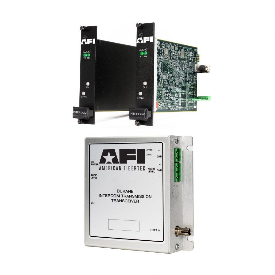 American Fibertek MT89D12VDC | Intercom System for Dukane StarCall Module Transmitter