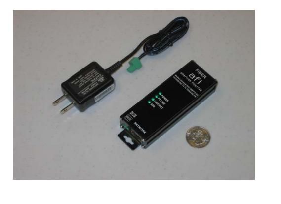 American Fibertek MTX1MFX | 10/100Base-T to 100Base-FX Mini Ethernet Media Converter