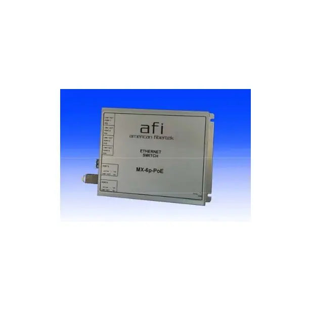 American Fibertek MX6PFX | Mini 6 Port Ethernet Switch W/Fx Sfp Ports