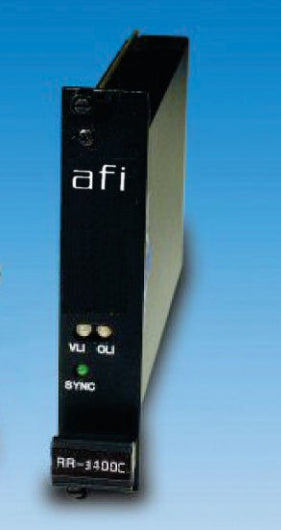 American Fibertek RRM3400C | 1 Fiber Video & RS422 Rack Card Receiver