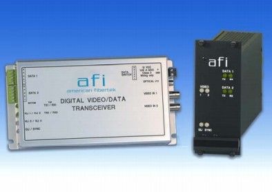 American Fibertek RT745C | 4Ch Video w/2 MPD Data Rack Card Transmitter