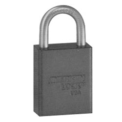 American Lock A1106BLU KZ | Blue Aluminum Safety Padlock, 5-Pin, 1-1/2" Shackle, Zero-Bitted