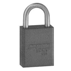 American Lock Company A1105BRN KD | Brown Safety Padlock, Aluminum, Keyed Different, 5-Pin, 1" Clearance
