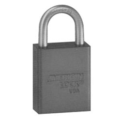 American Lock A1105RED KZ | Safety Padlock, Red Aluminum, 5-Pin, 1" Shackle, Zero-Bitted