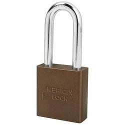 American Lock A1206BRN KD | Rekeyable Padlock, Keyed Different, Brown Aluminum Body, 1-3/4" W x 3/4" T, 2" Clearance Boron Shackle