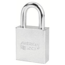 American Lock A3200WO | Steel IC Core Padlock Body, Chrome Plated, 1-1/8" Shackle, No Cylinder