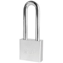American Lock A3262WO | Steel IC Core Padlock Body, Chrome, 3" Shackle, No Cylinder