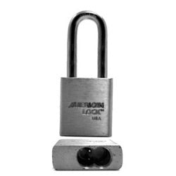 American Lock Company A3572WO | Brass SFIC Padlock, 2" Body, 3" Clearance, Without Cylinder