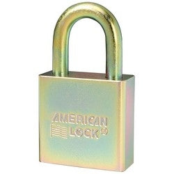 American Lock A5200GLN KD | Rekeyable Padlock, Keyed Different, Zinc Chromate Steel Body, 1-3/4" W x 3/4" T, 1-1/8" Clearance Boron Shackle