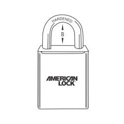 American Lock A5571 KA 63533 | Brass Rekeyable Padlock, 5-Pin, 2" Shackle, Keyed Alike 63533