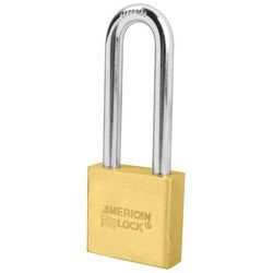 American Lock A5572 KD | Brass Rekeyable Padlock, 5-Pin, 3" Shackle, Keyed Different