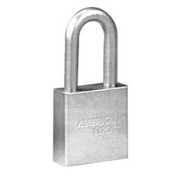 American Lock A7300 KD | Rekeyable Padlock, Keyed Different, Steel Body, Chrome, 2-1/4" W x 7/8" T, 1-1/8" Clearance Boron Shackle