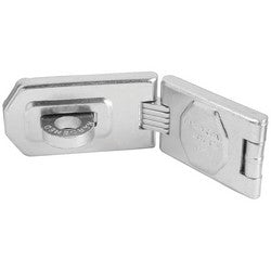 American Lock A875 | Single Hinge Hasp, Heavy Duty, Hardened Steel, Zinc Plated, 6-1/4" x 1-3/4"