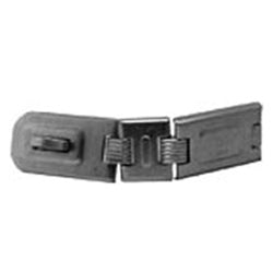 American Lock A885D | Double Hinge Hasp, Heavy Duty, Hardened Steel, Zinc Plated, 7-3/4" x 1-3/4", Carded
