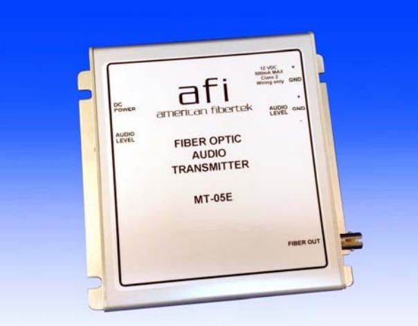 American Fibertek MR-05E-S - TEMPORARY - AUDIO MODULE RX - FM - 1300NM