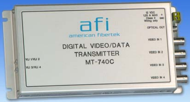American Fibertek MT-740C - TRANSMISSION - 4 CHANNEL VIDEO