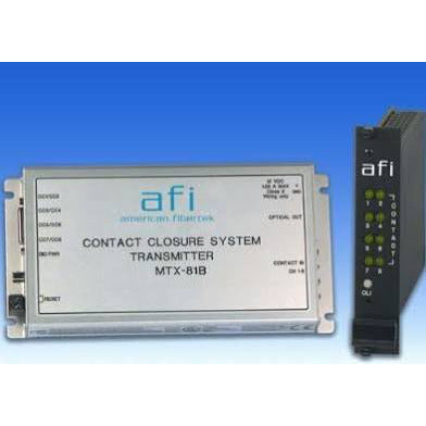 American Fibertek MTX81B Module Tx 4 Channel Bi-directional Contact C