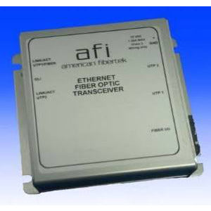 American Fibertek MX46FXSTPOE+ 10/100 Ethernet Module Tcvr, 2 Fiber, St