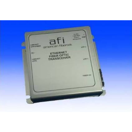 American Fibertek MX48LXSTPOE Poe Ip Media Converter W/ 2 Outputs