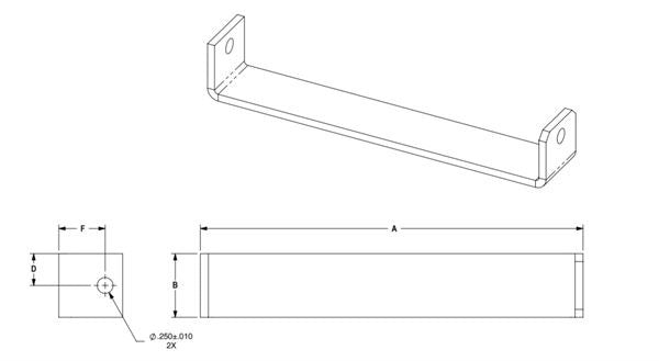 Amphenol Network Solutions 02106-07 | Cable Manager Rack, L-Shape, No Holes