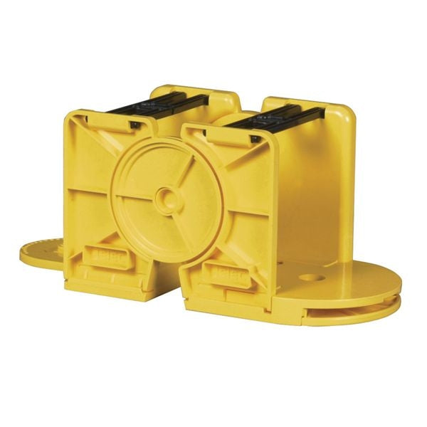 Amphenol Network Solutions 027-0000-4000 | Single Cable Link, Plastic, Yellow, 4in. Size