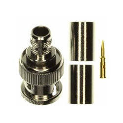 Amphenol RF 31-71000-RFX | BNC Plug Nominal 75 Ohm Crimp for RG6 Serial Digital