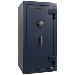 Amsec American Security AM4020E5 | Home Security Safe, 45 Min Fire, Electronic Lock, 3-Shelf, Blue, Black Nickel Hardware