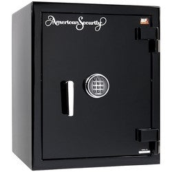 Amsec American Security BF2116-LTE-F-GR | Fire Rated Burglary Gun Safe, 1 Hour Fire, Front Load, 1-Shelf, Chrome on Granite Textured