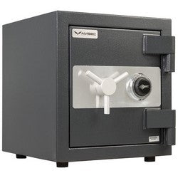 Amsec American Security CSC1413E1 | Fire Composite Safe, Combination Lock, 2-Hour Fire Safe Label, Chrome Plated Locking Bolt, Steel, Charcoal Gray Textured