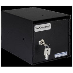 Amsec American Security TB0610-1T | Undercounter Safe, 7-Pin Radial Key Camlock, Black Powder Coated