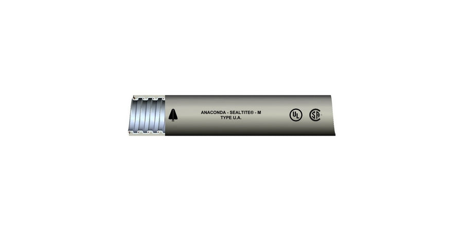 Anamet Electrical 34203 | Liquid-Tight Flexible Metal Conduit, 3/8 in., 0.484 to 0.504 in. ID