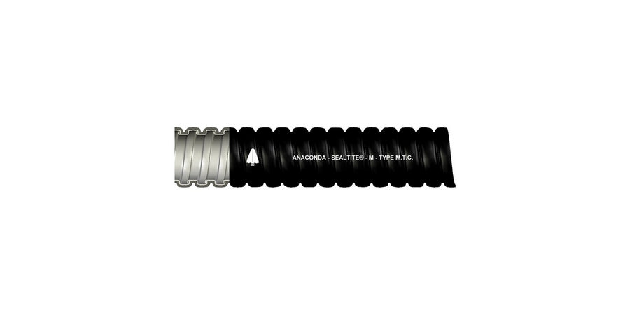 Anamet Electrical 38312 | Liquid-Tight Flexible Metal Conduit, 1/2 in., 0.62 to 0.64 in. ID