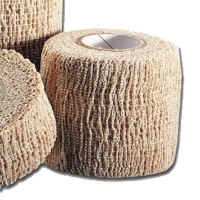 Andover Healthcare 7200TN-036 | Co-Flex Med Cohesive Latex Bandages, Tan, 2" X 5 Yards, 36 Rolls/Box