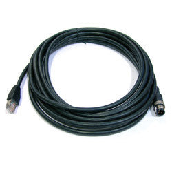 Antaira Technologies CB-M12D4PM-RJ45-5M | M12 D Code 4P Male to RJ45 Cable, 5 Meter, Wire: CAT5e STP 24AWG Black, IP68 Protection