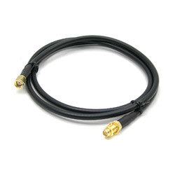 Antaira Technologies CB-RSMAM-RSMAF-C200-1M | RF Cable, Reverse SMA Male to Reverse SMA Female, C200, 1 Meter