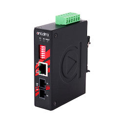Antaira Technologies IMC-C100-S3 | Compact 10/100TX To 100FX Industrial Media Converter, Single-mode 30KM, SC Connector