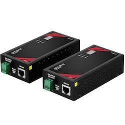 Antaira Technologies LEP-301M-KIT | IP30 Industrial Ethernet Extender, 1-kilometer 10/100Mbps Ethernet PoE Extender (1 Pair)